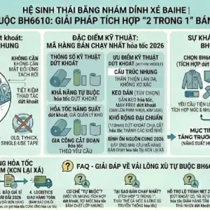 Vải Lông Xù Tự Buộc Baihe BH6610