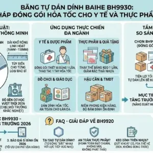 Băng tự dán dính Baihe BH9930