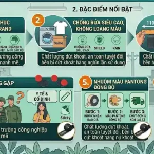 Băng Gai Dính Độ Bền Màu Cao Baihe BH6615