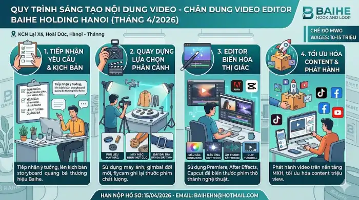 tuyển dụng Video Editor / Content Creator