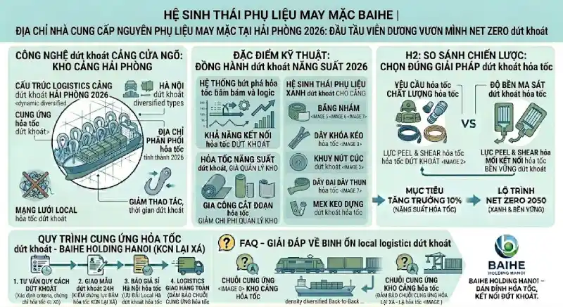 Địa chỉ nhà cung cấp nguyên phụ liệu may mặc tại Hải Phòng 2026