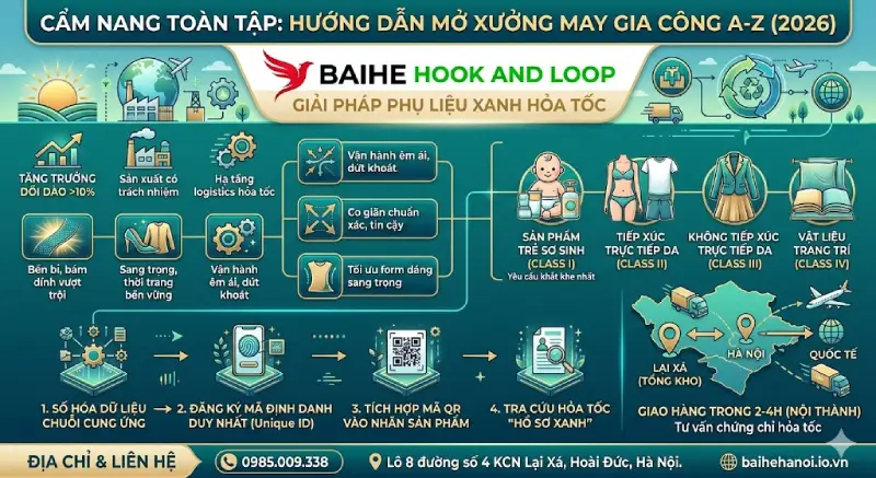 mở xưởng may gia công