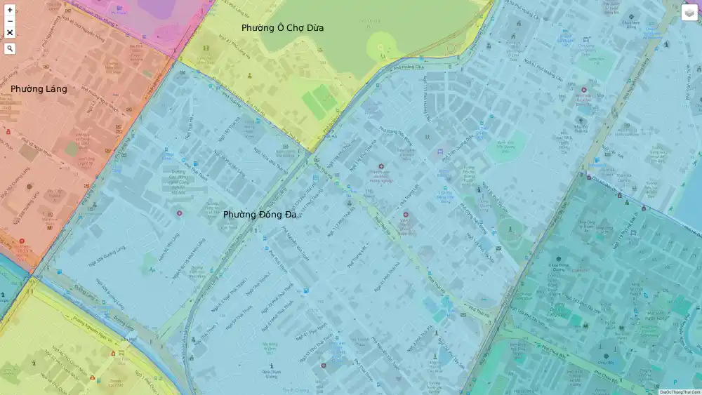 Phố Thái Hà thuộc phường nào tại Hà Nội sau sáp nhập