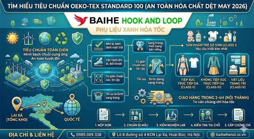 Tiêu chuẩn Oeko-Tex Standard 100 là gì