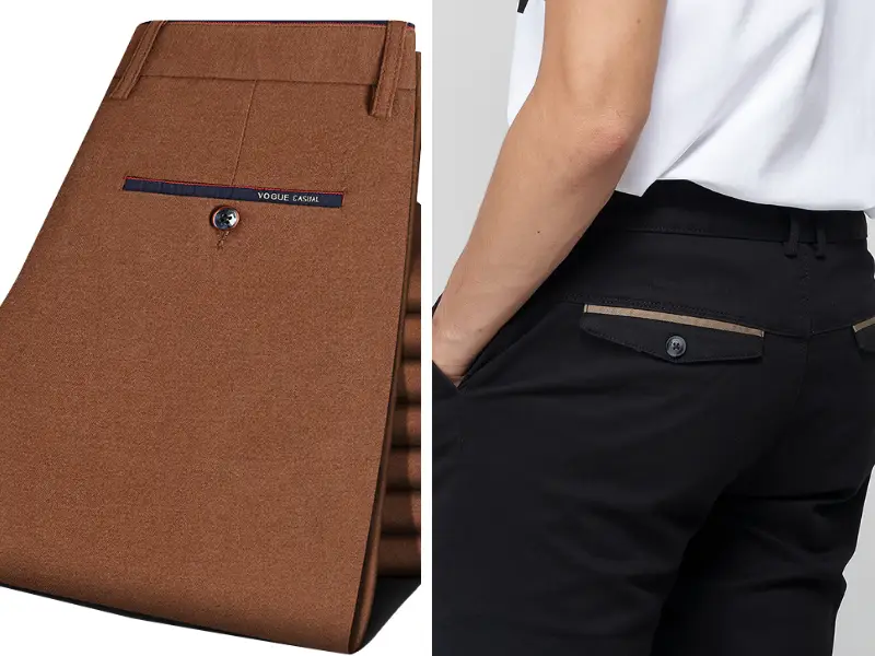 Cách may túi ốp ngoài có nắp quần bảo hộ/jacket