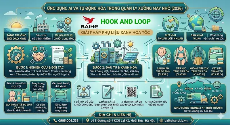 Ứng dụng AI và Tự động hóa trong quản lý xưởng may nhỏ
